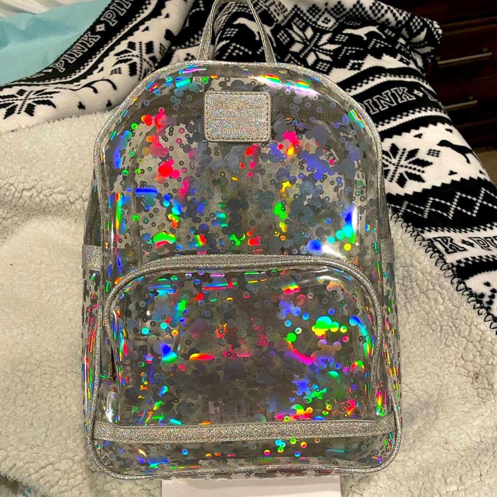 EUC Loungefly Magic Mirror Disney mini backpack